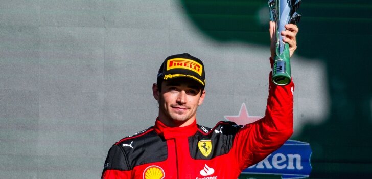 Leclerc, podio en México