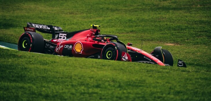 Sainz, en la Sprint de Brasil