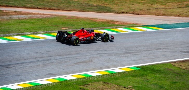 Leclerc, en la Sprint de Brasil