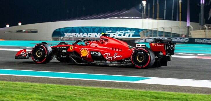 Sainz, en la Quay de Abu Dabi