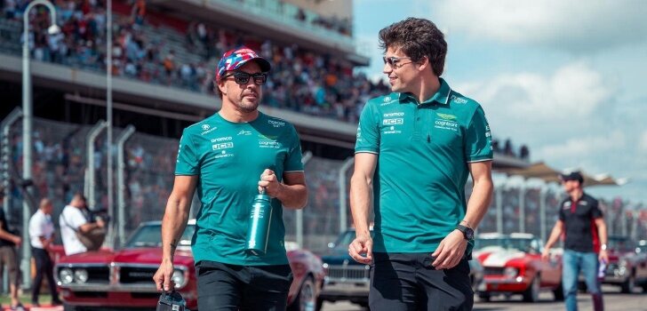 Alonso y Stroll, juntos en 2023