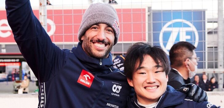 Tsunoda y Ricciardo, juntos en 2023
