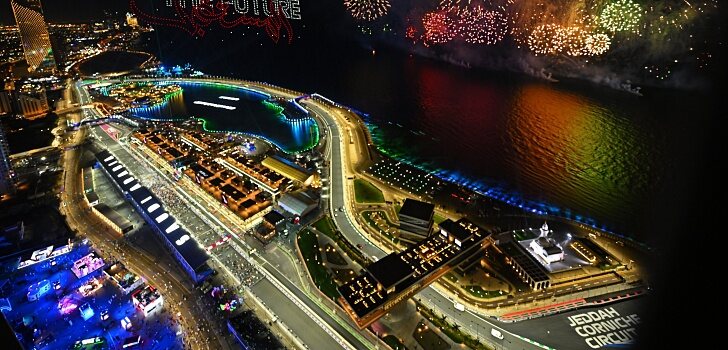 Circuito de Jeddah de noche