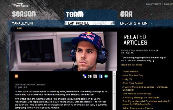 Red Bull lo confirma: Alguersuari, piloto reserva