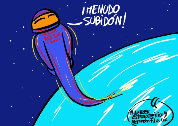 La viñeta (65): 'Webber estratosférico'