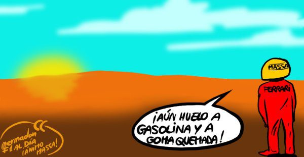 La viñeta (68): 'Aún huelo a gasolina y a goma quemada'