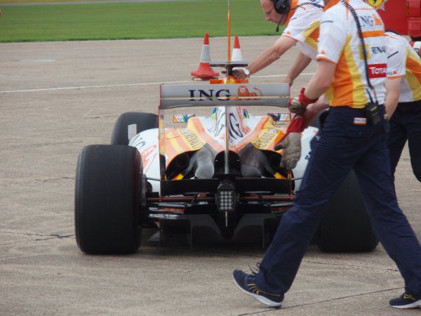 Grosjean realiza un test aerodinámico y está preparado para sustituir a Piquet