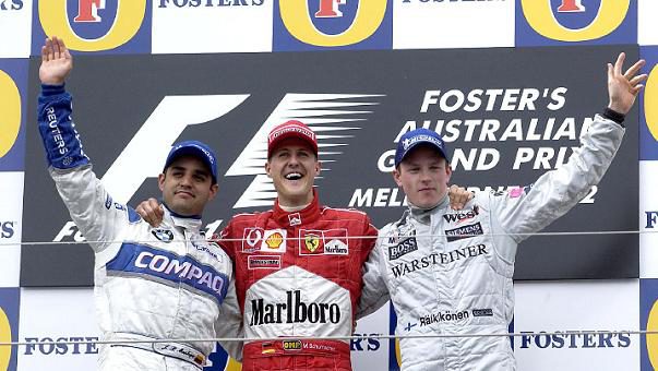 Montoya cree que Schumi no ganará a Räikkönen
