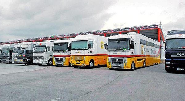 El material de Renault llega a Valencia