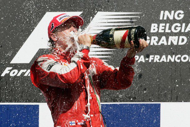 Räikkönen se corona como el principe de Spa