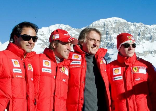 Montezemolo, sobre el acuerdo con el Santander: "Los patrocinadores no eligen a nuestros pilotos"