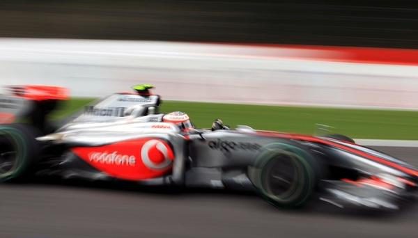 En Mclaren preparados para el GP de Singapur