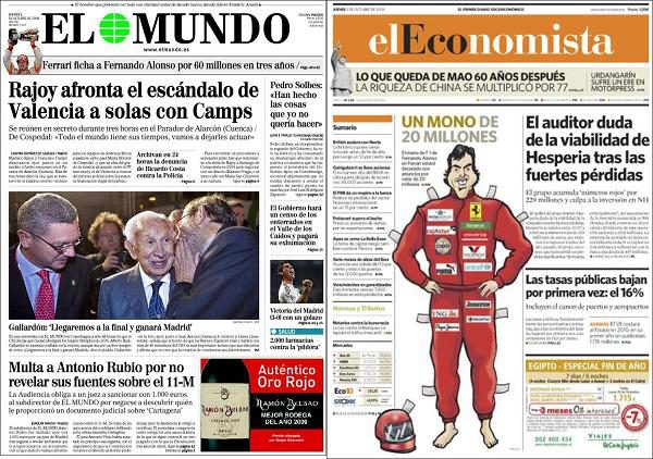 Ferrari y Alonso: así lo ha vivido la prensa