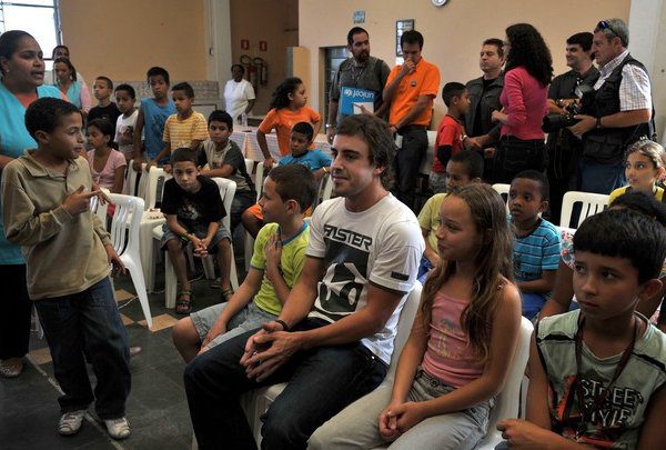 Alonso ejerció de embajador de UNICEF en São Paulo