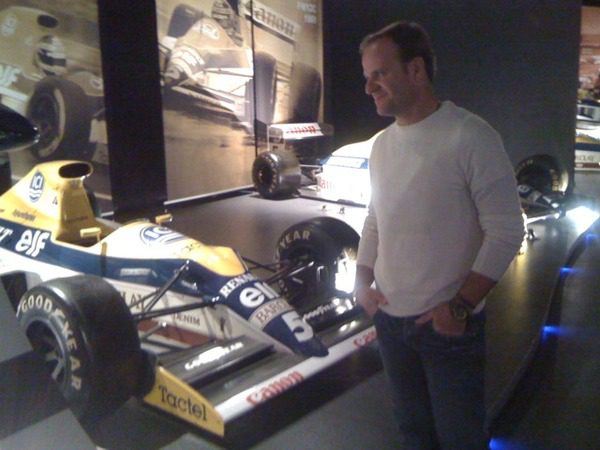 Barrichello, en la fábrica de Williams