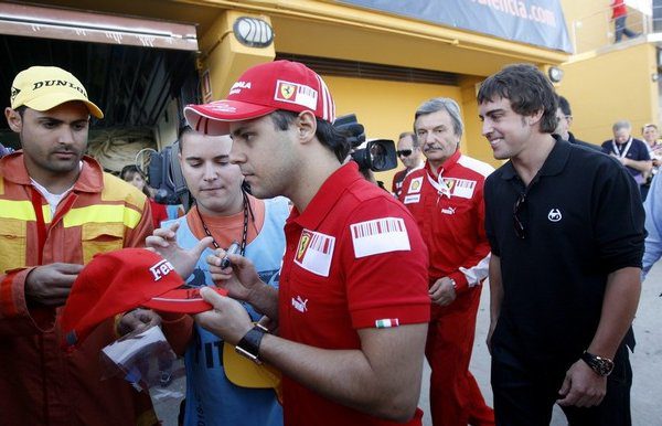 Alonso, el gran protagonista de las 'Ferrari World Finals' en Cheste