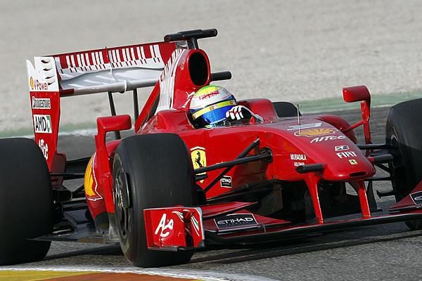 Massa pilotó el F60 en Cheste