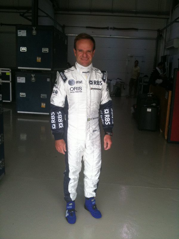 Barrichello ya viste los colores de Williams