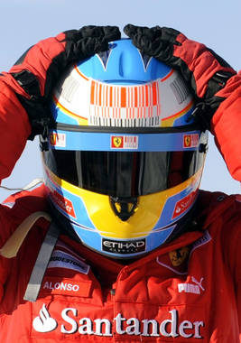 Nuevo casco para Fernando Alonso
