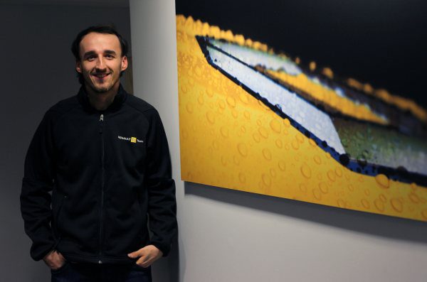 Primeras imágenes de Kubica en Renault