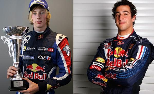 Hartley y Ricciardo, reservas de Red Bull