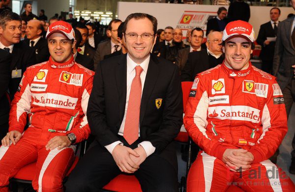 Ferrari cambia de planes para Valencia: 2 días para Massa y 1 para Alonso