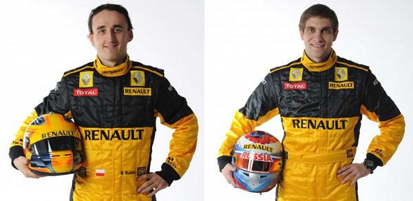 Así son los nuevos cascos de Kubica y Petrov
