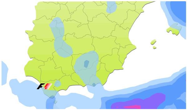 No hay lluvia prevista para mañana en Jerez