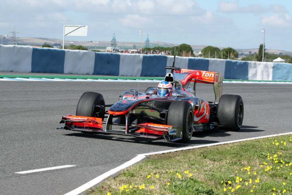 Kobayashi, el hombre más rápido del día en Jerez