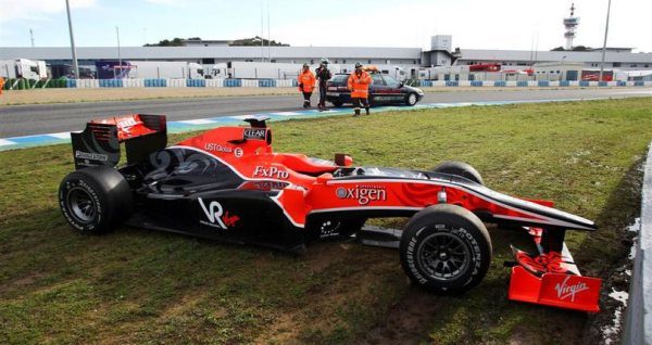 Webber termina primero, por delante de Alonso, en una día seco en Jerez