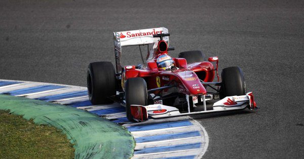 Button rompe el crono en el último día de test en Jerez