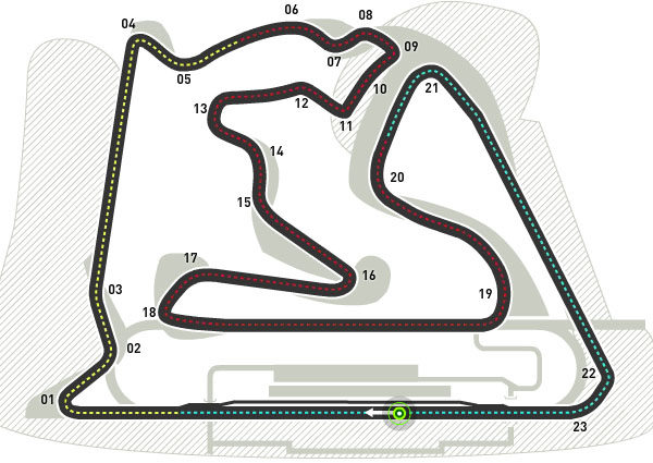 GP de Bahréin 2010: Clasificación en directo