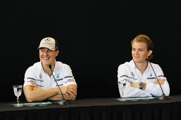 Schumacher: "Es la misma posición que conseguí en Spa en 1991"