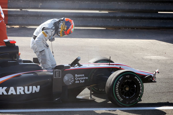 Chandhok: "Pido perdón, pero era mi quinta vuelta en este circuito"