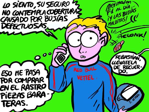 La viñeta (94): 'La bujía maldita'