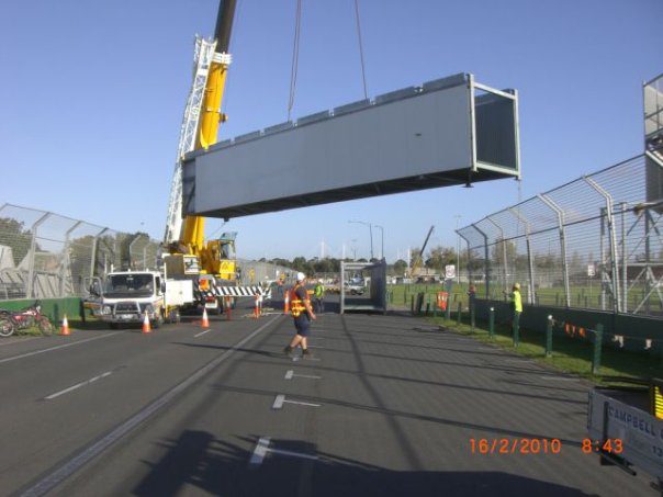 Así se prepara Albert Park para acoger la F1