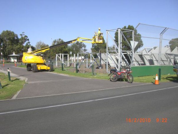 Así se prepara Albert Park para acoger la F1