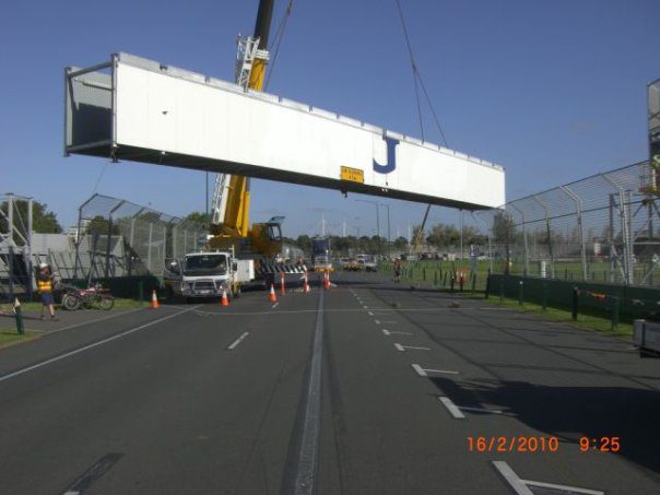 Así se prepara Albert Park para acoger la F1