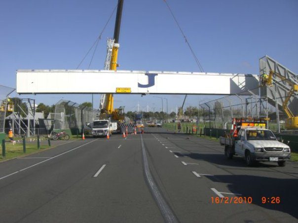 Así se prepara Albert Park para acoger la F1