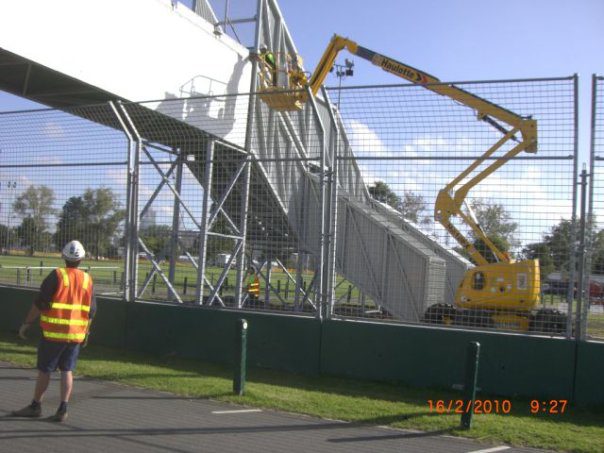 Así se prepara Albert Park para acoger la F1