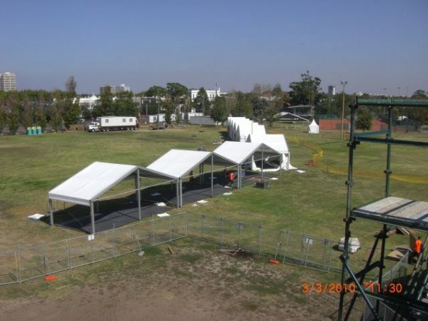 Así se prepara Albert Park para acoger la F1