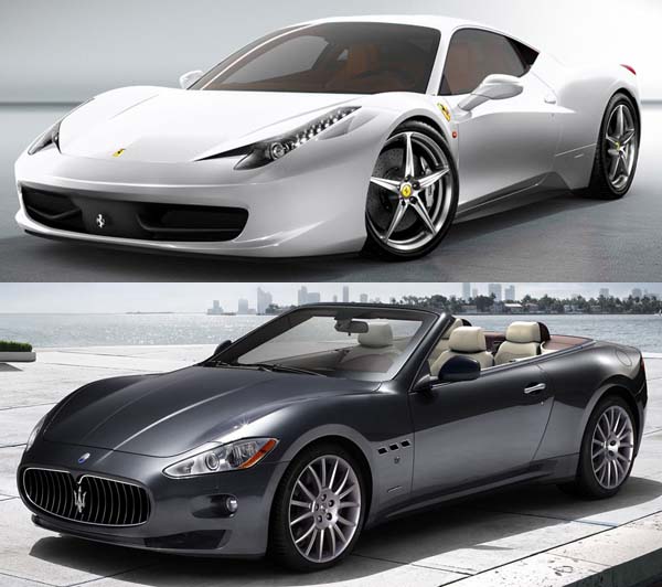 Los nuevos coches de Alonso: Ferrari 458 Italia y Maserati GranCabrio