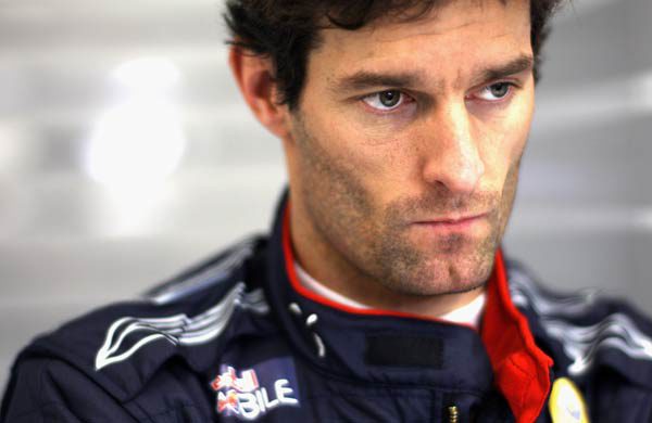 Webber se siente frustrado por el mal tiempo