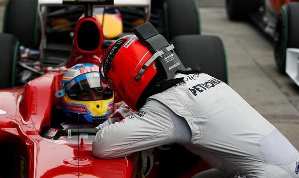 Schumacher: "Fui frenado en mi última vuelta"