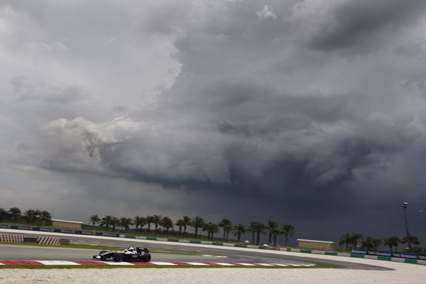 Las tormentas amenazan el Gran Premio de Malasia