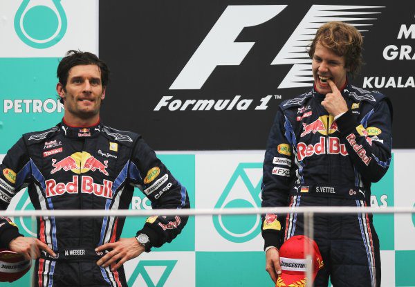 Victoria de Vettel y doblete de Red Bull en Malasia