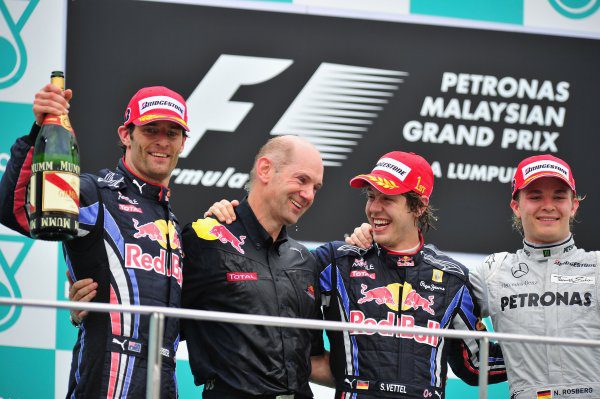 Victoria de Vettel y doblete de Red Bull en Malasia