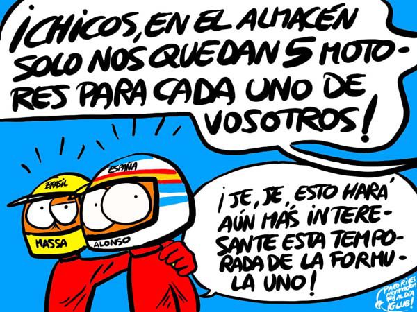 La viñeta (106): 'Sólo quedan 5 motores'