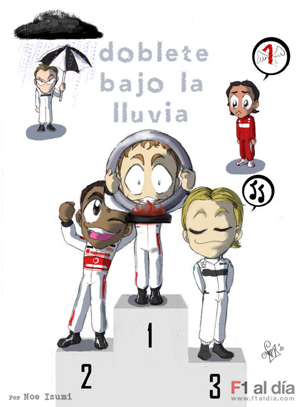 Los chibis (7): 'Doblete bajo la lluvia'