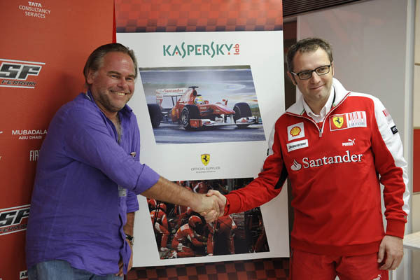 Kaspersky, nuevo patrocinador de Ferrari